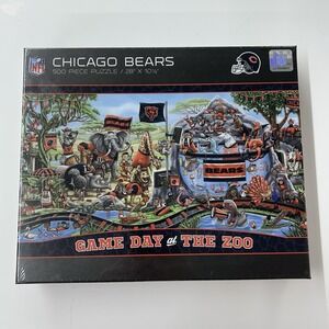 NEW Chicago Bears Jigsaw Puzzle 500 Piece Search Find Game Day at‎ The Zoo